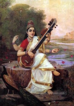 Râja Ravi Varmâ œuvres - Saraswati Raja Ravi Varma